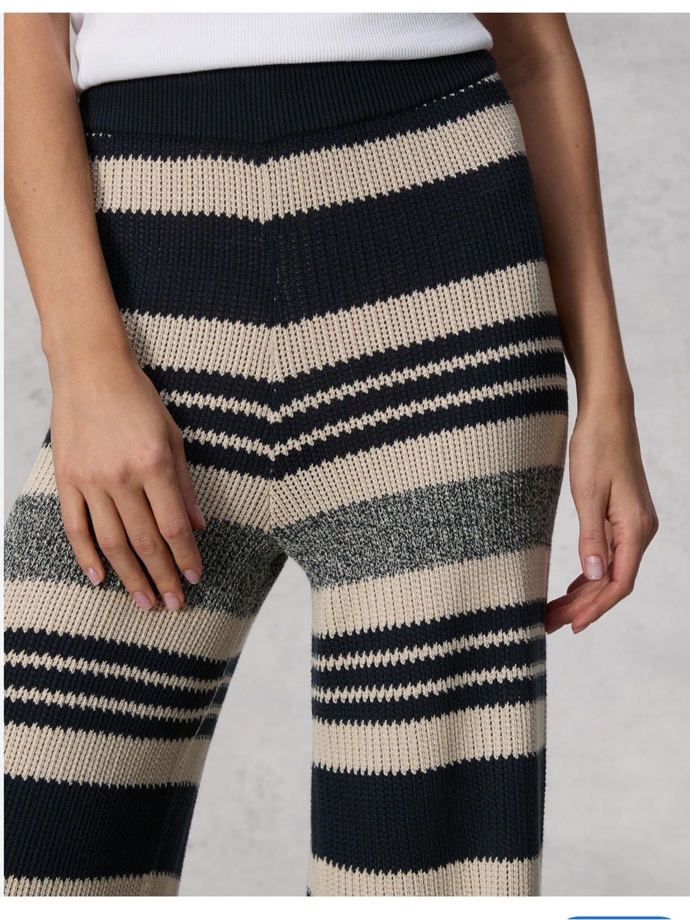 rag & bone Cyrus Striped Cotton Pant Slim Fit - Picture 4 of 7